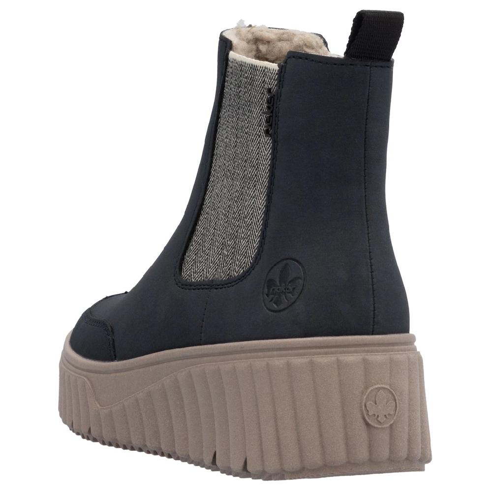 Rieker Chelseaboots Schlupfboots Keilstiefelette Mit Anziehlasche Online Bestellen