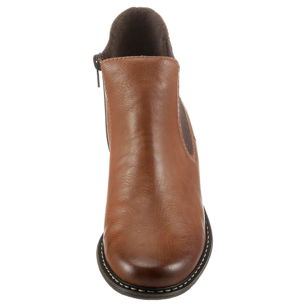 Rieker Chelseaboots Stiefelette Boots Blockabsatz In Klassischer Optik Kaufen