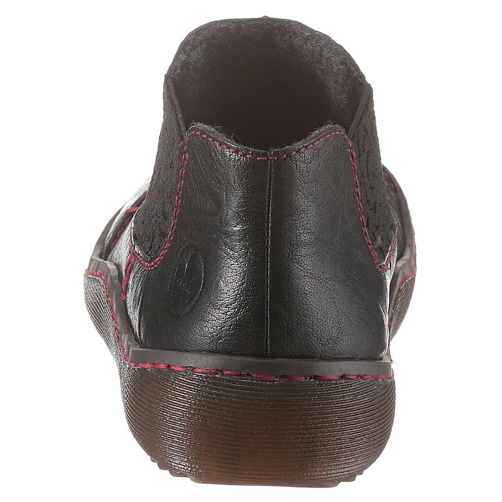 Rieker Chelseaboots Stiefelette Boots Schlupfschuh Mit Gemustertem Stretcheinsatz Online Kaufen