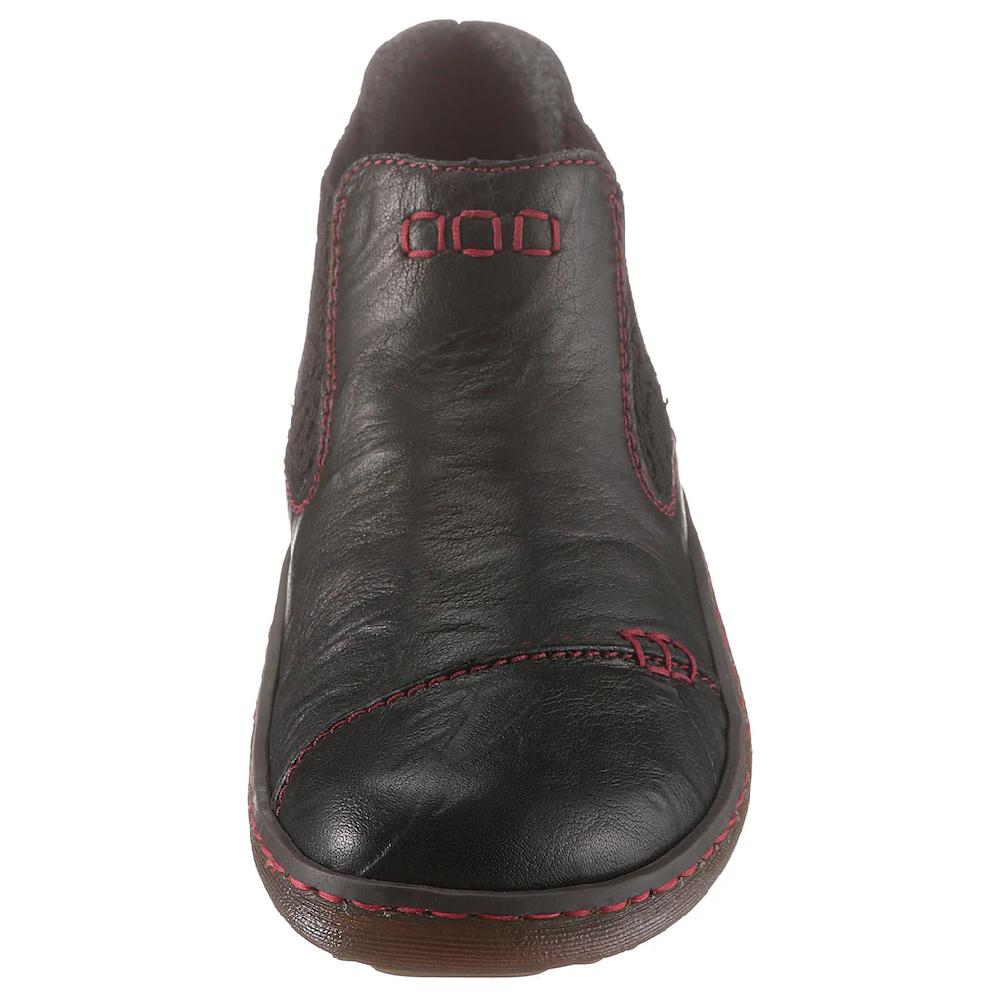 Rieker Chelseaboots Stiefelette Boots Schlupfschuh Mit Gemustertem Stretcheinsatz Online Kaufen