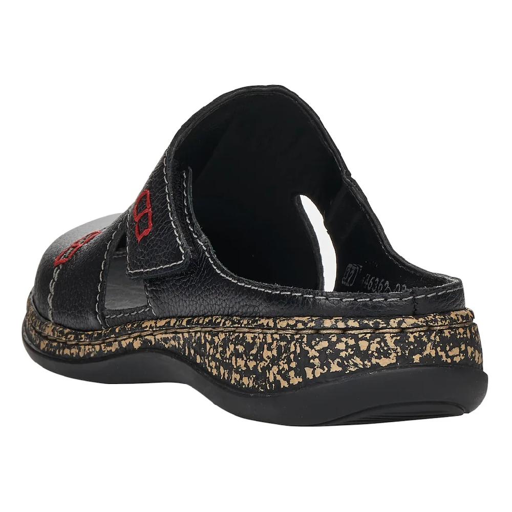 (Rieker Clog Hausschuh Sommerschuh Schlupfschuh Mit Praktischem Klettverschluss