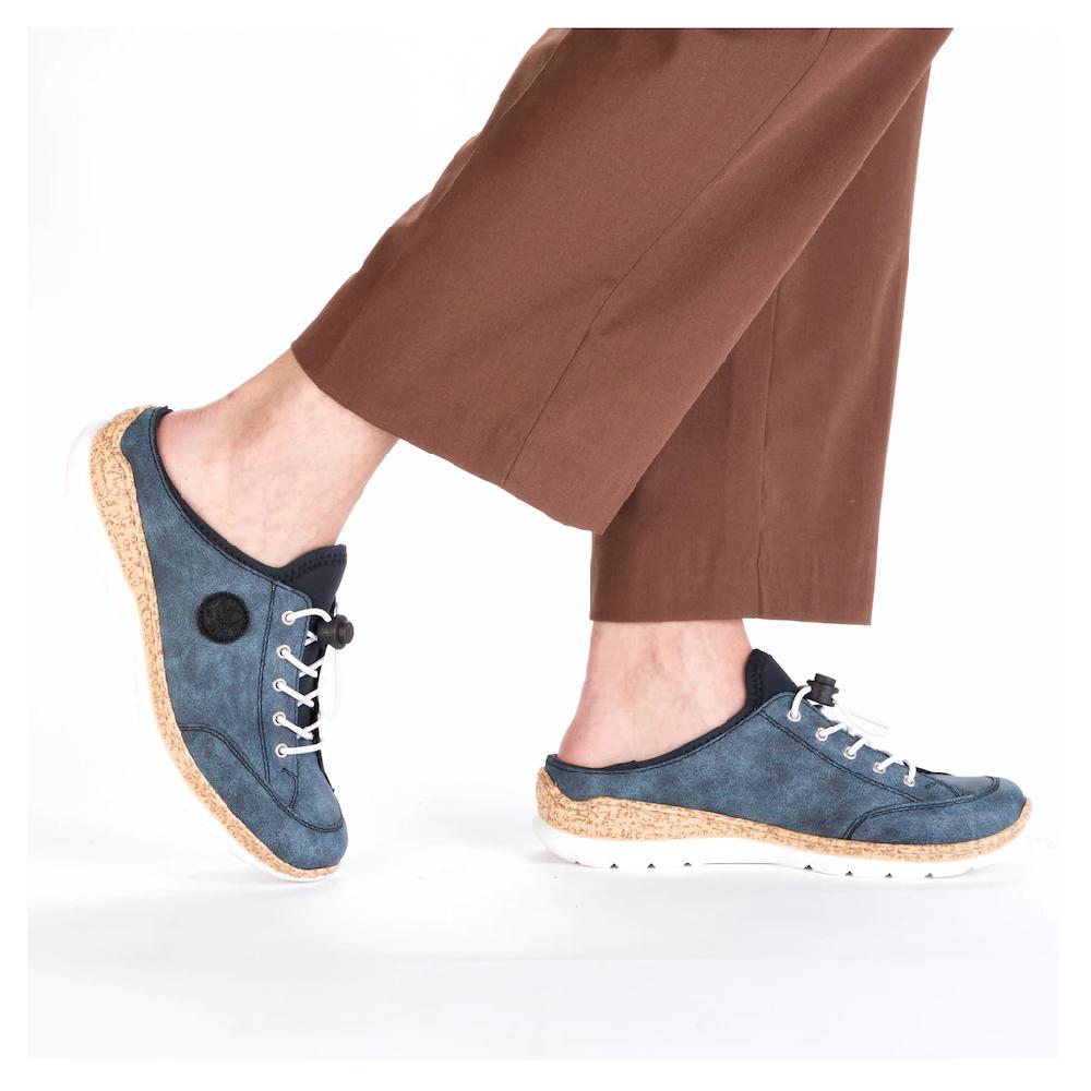 Rieker Clog Sabot Schlupfschuh Sneaker Mit MemoSoft-Ausstattung