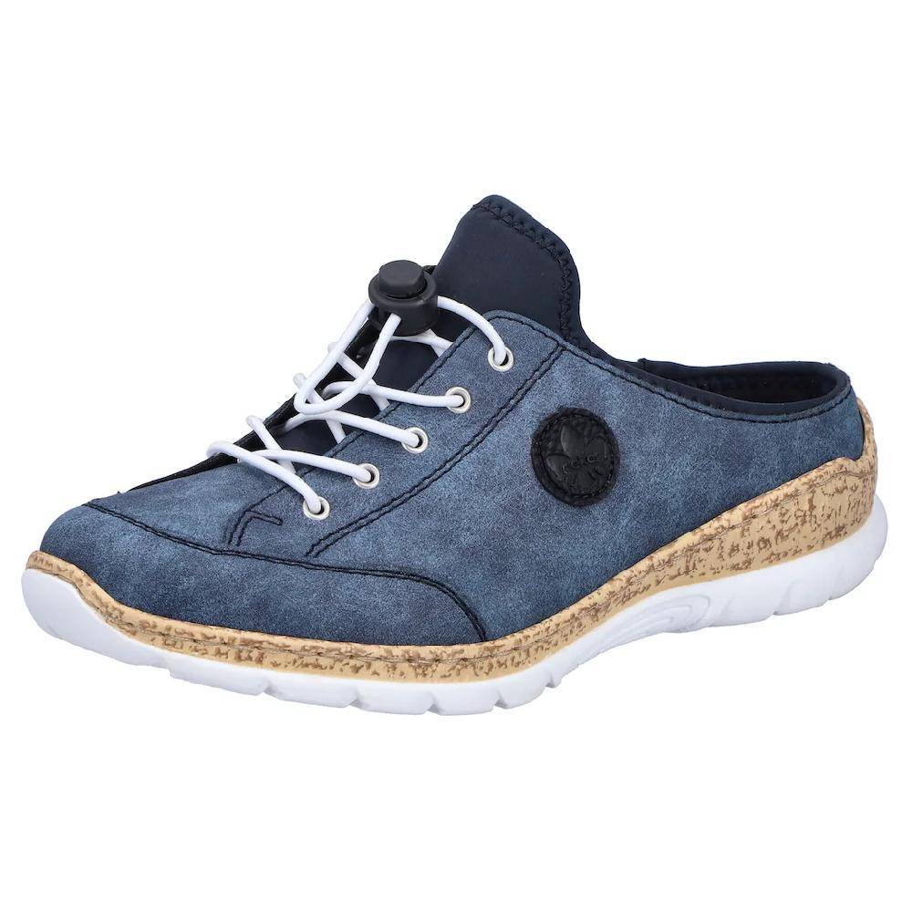 Rieker Clog Sabot Schlupfschuh Sneaker mit MemoSoft-Ausstattung