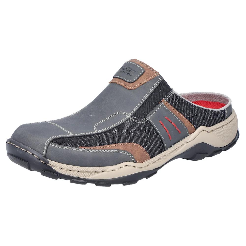 Rieker Clog Sommerschuh Hausschuh zum Schlupfen