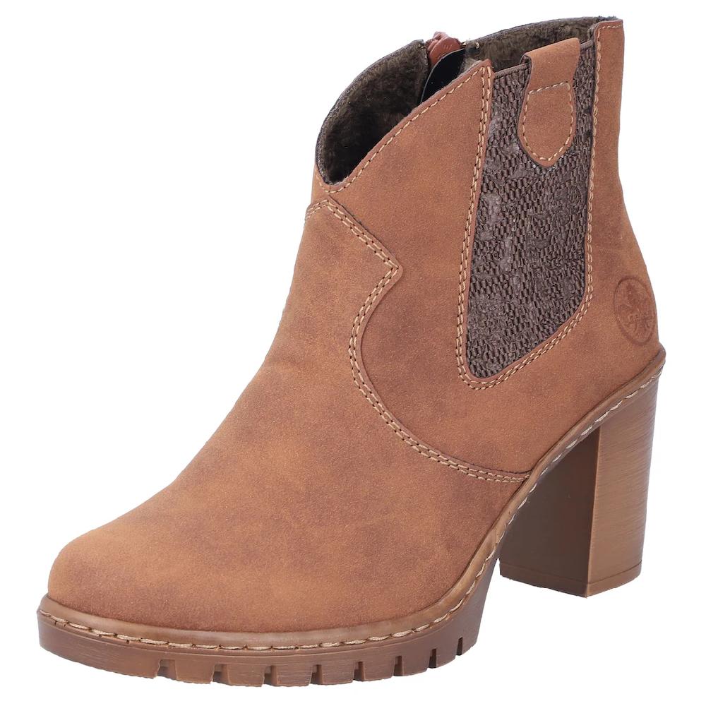 Rieker Cowboy Stiefelette Westernstiefelette Stiefelette mit seitlichem Stretcheinsatz online bestellen
