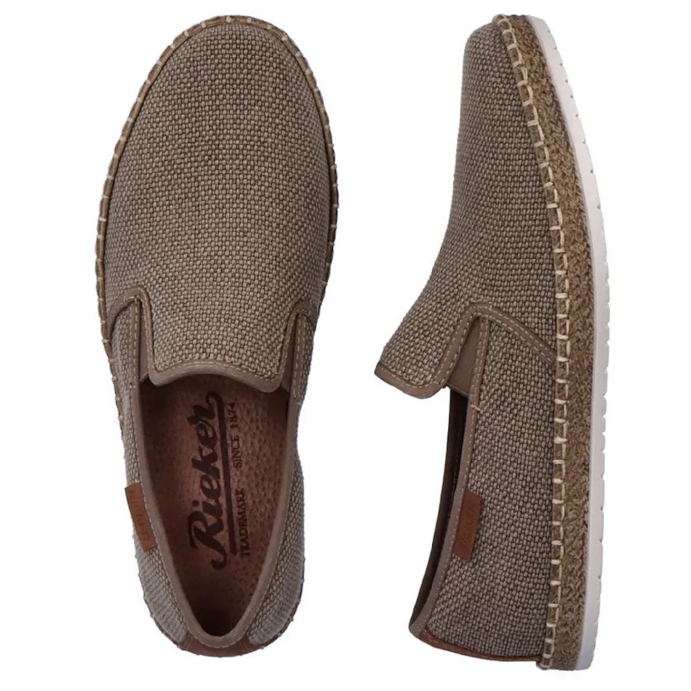 Rieker Espadrille Slipper Strandschuh Sommerschuh Mit Stretcheinsätzen ▷ Für