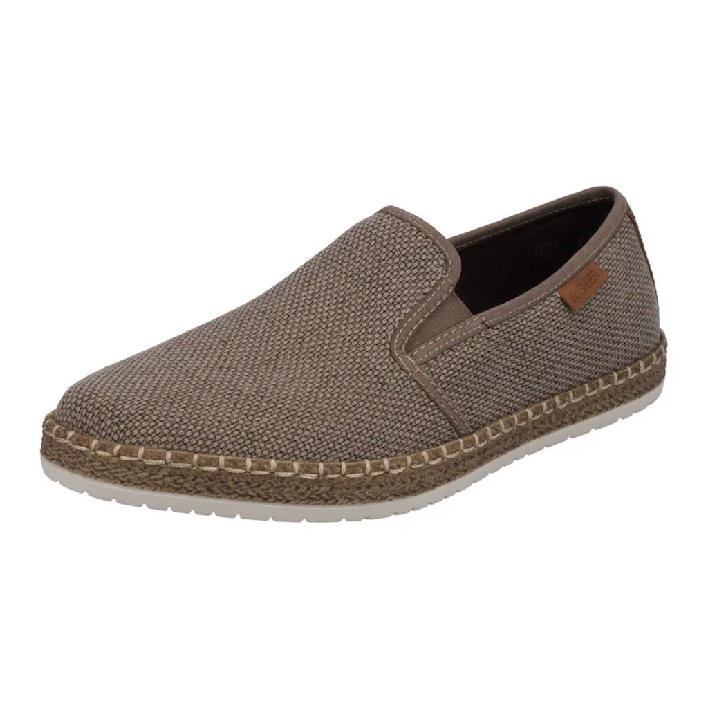 Rieker Espadrille Slipper Strandschuh Sommerschuh mit Stretcheinsätzen ▷ für