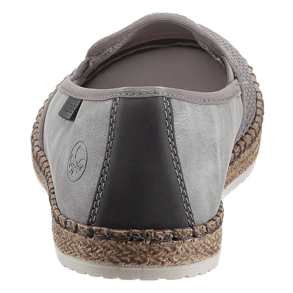 Rieker Espadrille Sommerschuh Slipper Freizeitschuh Im Materialmix Online Kaufen