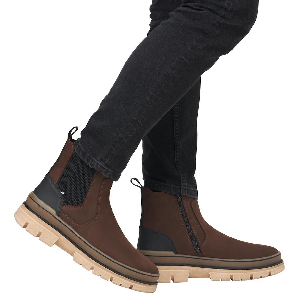 Rieker EVOLUTION Chelseaboots Schlupfboots Stiefelette Mit Praktischem Innenreißverschluss