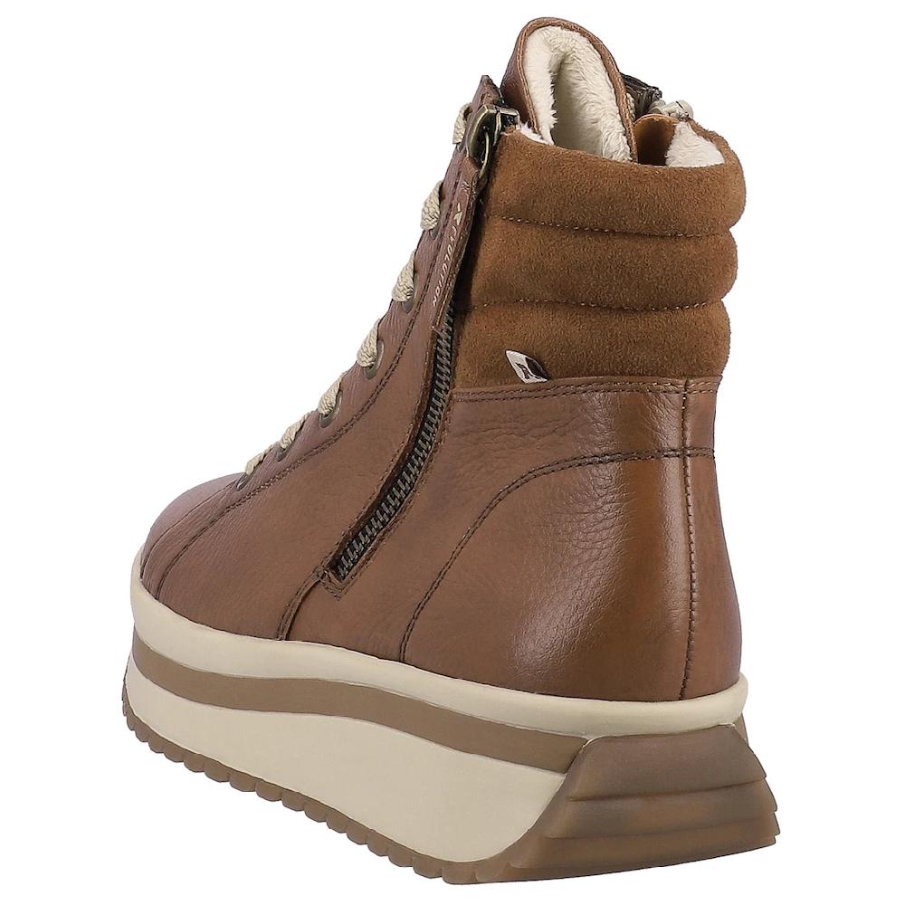 Rieker EVOLUTION Schnürboots Plateaustiefelette High Top Sneaker Mit Zwei Reißverschlüsse ▷ Für