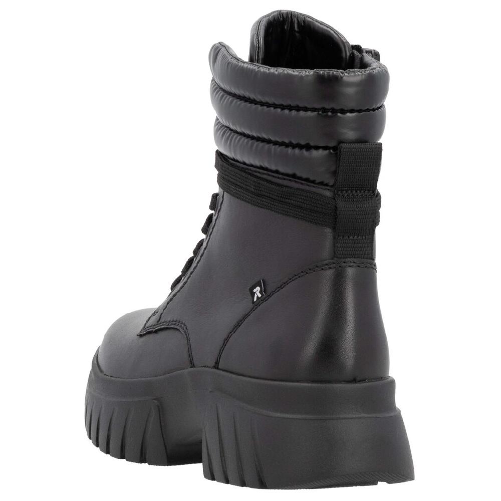 Rieker EVOLUTION Schnürboots Stiefelette Plateauboots Mit Schaftrandpolsterung ▷ Für