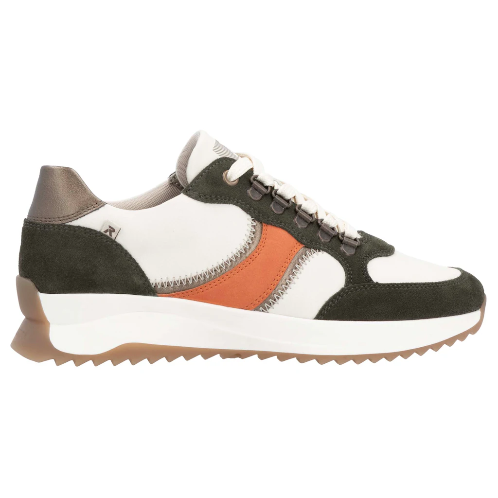Rieker EVOLUTION Sneaker Freizeitschuh Halbschuh Schnürschuh Mit Modischen Kontrastbesätzen ▷ Für