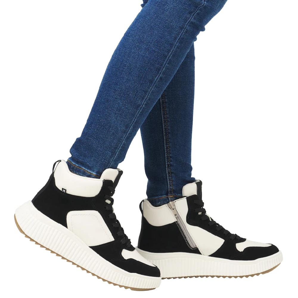 Rieker EVOLUTION Sneaker Freizeitschuh High Top Sneaker Schnürboots Schaftrandpolsterung Kaufen