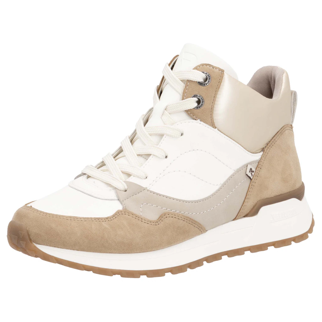 Rieker EVOLUTION Sneaker Freizeitschuh High Top Sneaker Schnürboots mit Schaftrandpolster ▷ für