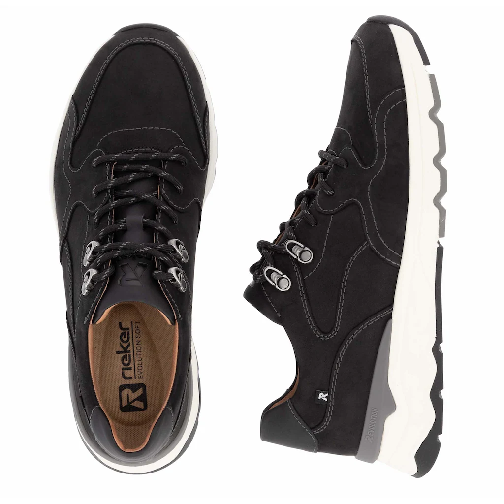 Rieker EVOLUTION Sneaker Freizeitschuh Outdoorschuh Schnürschuh Mit Soft-Einlage ▷ Für