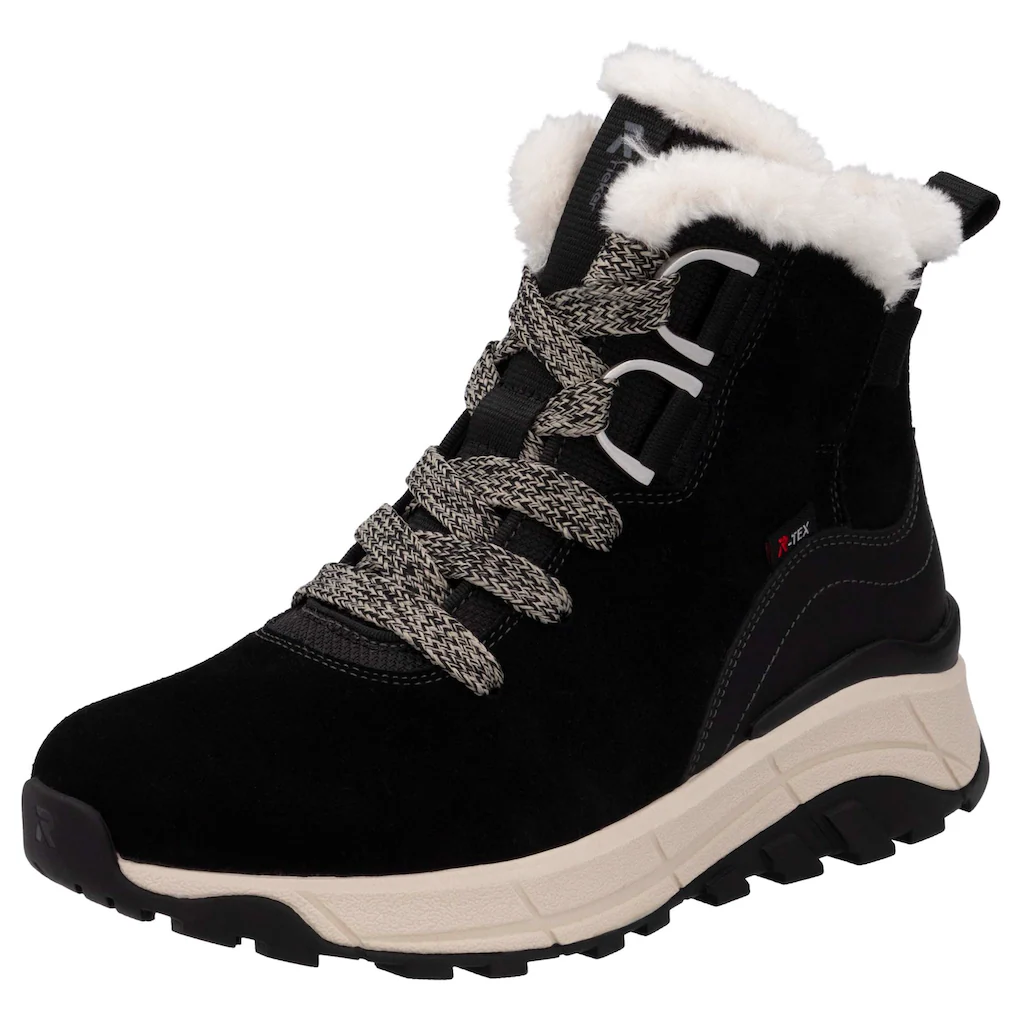 Rieker EVOLUTION Winterboots Keilabsatz Schnürboots Outdoorschuh mit Schurwollfutter kaufen