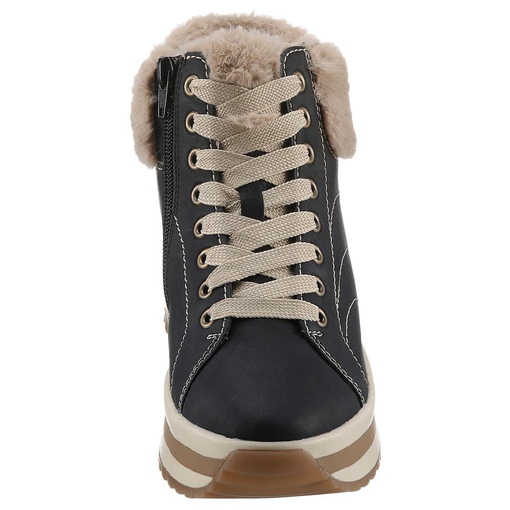 Rieker EVOLUTION Winterboots Keilsneaker Plateauboots Mit Fellimitatkragen Bestellen