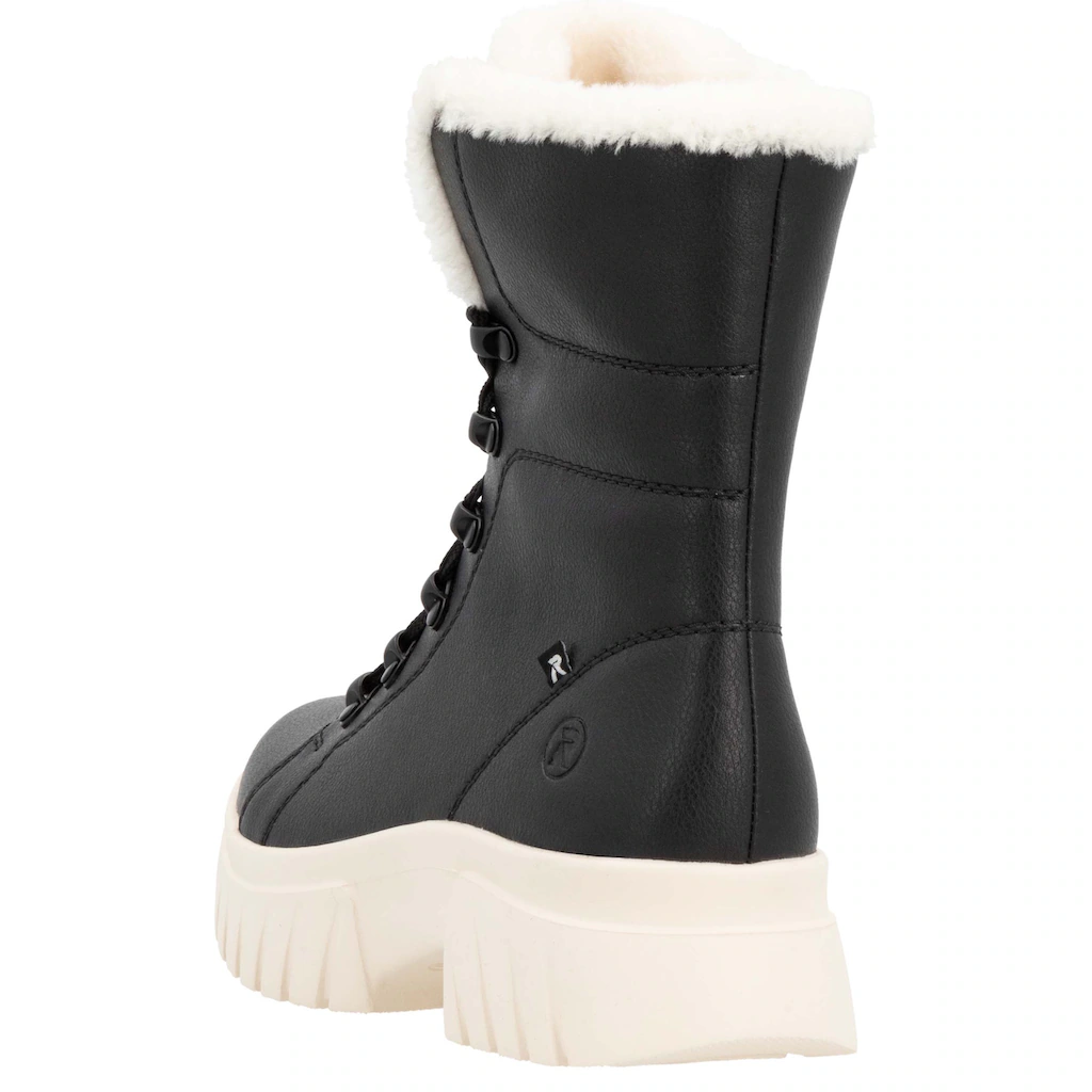 Rieker EVOLUTION Winterboots Schnürboots Plateaustiefelette Profilsohle Innenreißverschluss Bestellen