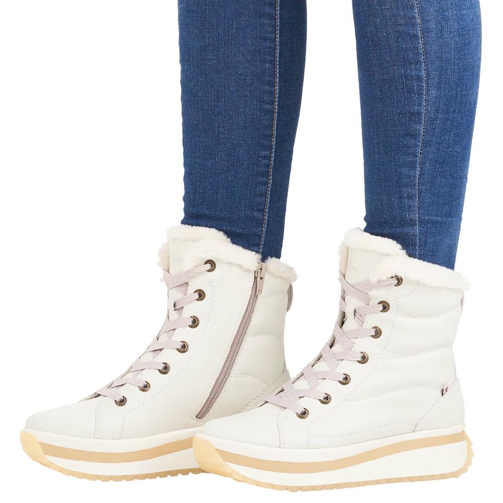 Rieker EVOLUTION Winterboots Schnürboots Stiefelette Mit Praktischem Innenreißverschluss Online Kaufen