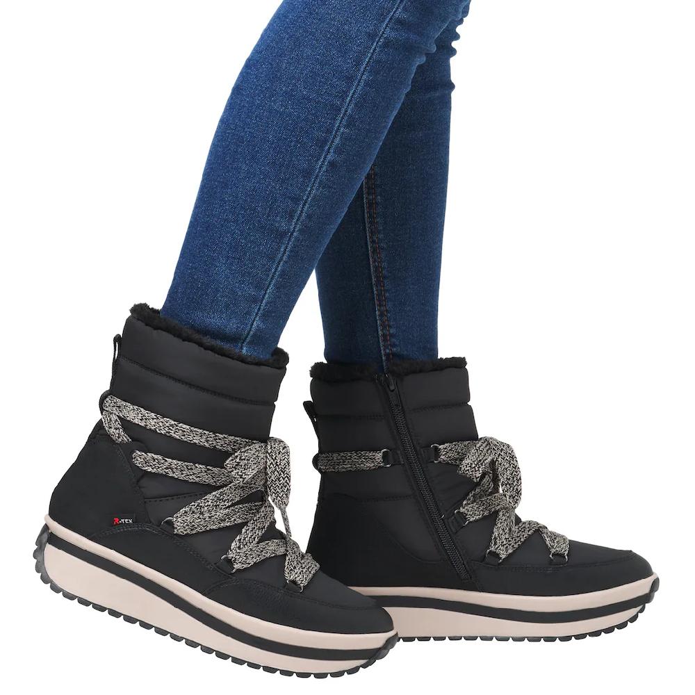 Rieker EVOLUTION Winterboots Snowboots Wintertiefel Mit Wasserabseisender R-TEX-Membran Online Bestellen