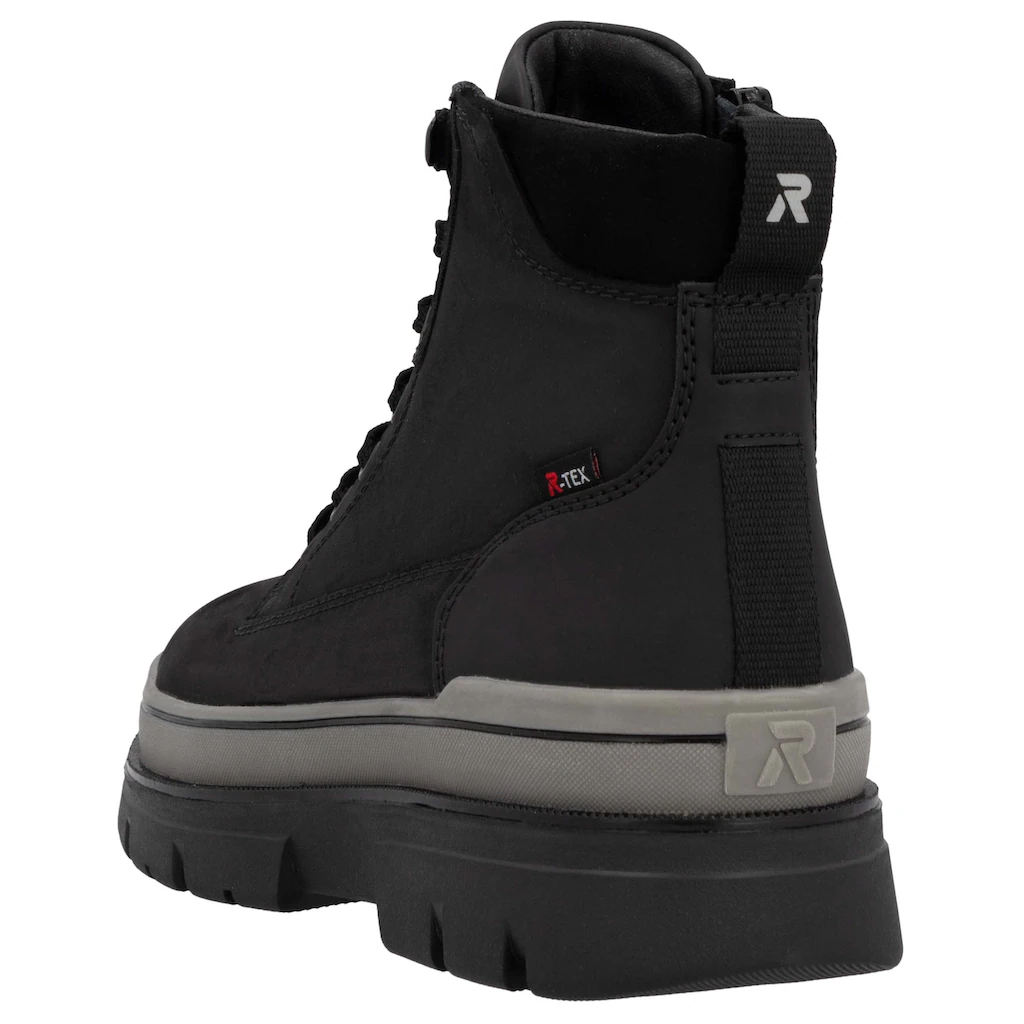 Rieker EVOLUTION Winterstiefelette Plateaustiefel Schnürstiefel Mit Wasserabweisender TEX-Membran Online Kaufen