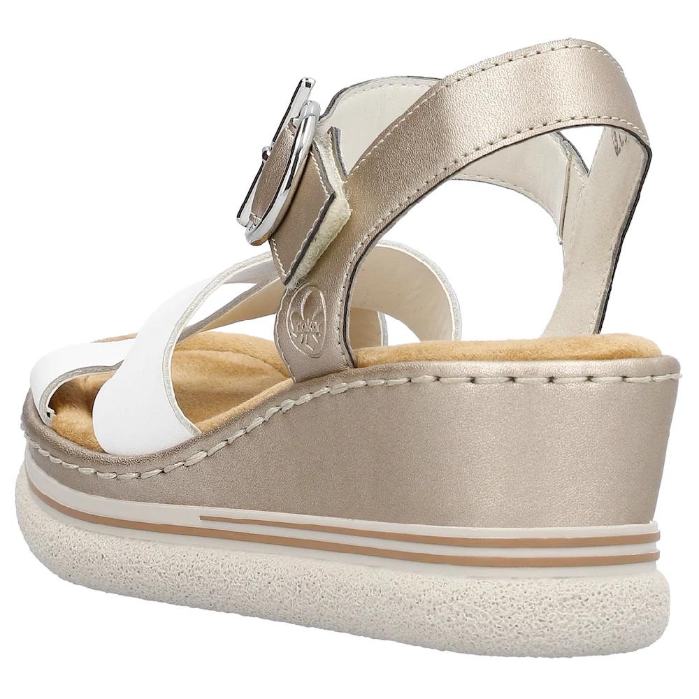 Rieker Keilsandalette Sandale Plateausandalette Sommerschuh Mit Klettverschluss Online Bestellen