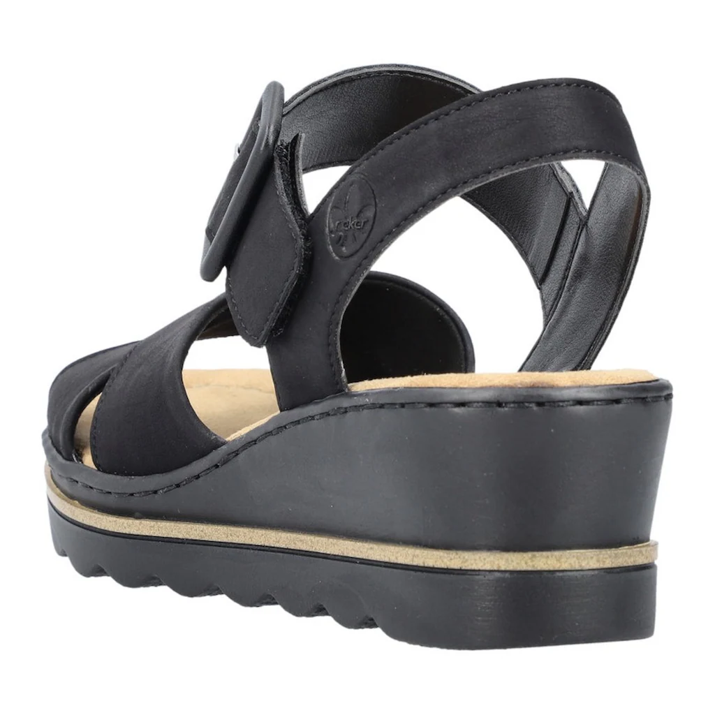 Rieker Keilsandalette Sommerschuh Sandale Keilabsatz Mit Gekreuzten Bandagen Bestellen