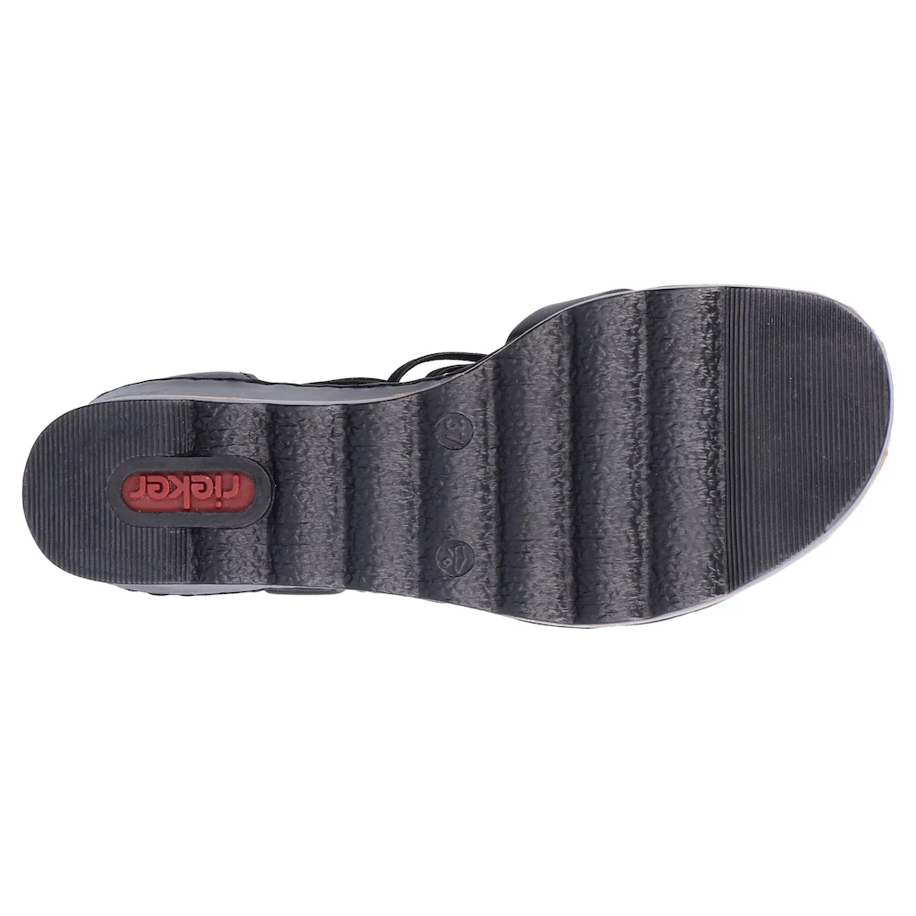 Rieker Keilsandalette Sommerschuh Sandale Keilabsatz Mit Klettverschluss-Riemchen Kaufen