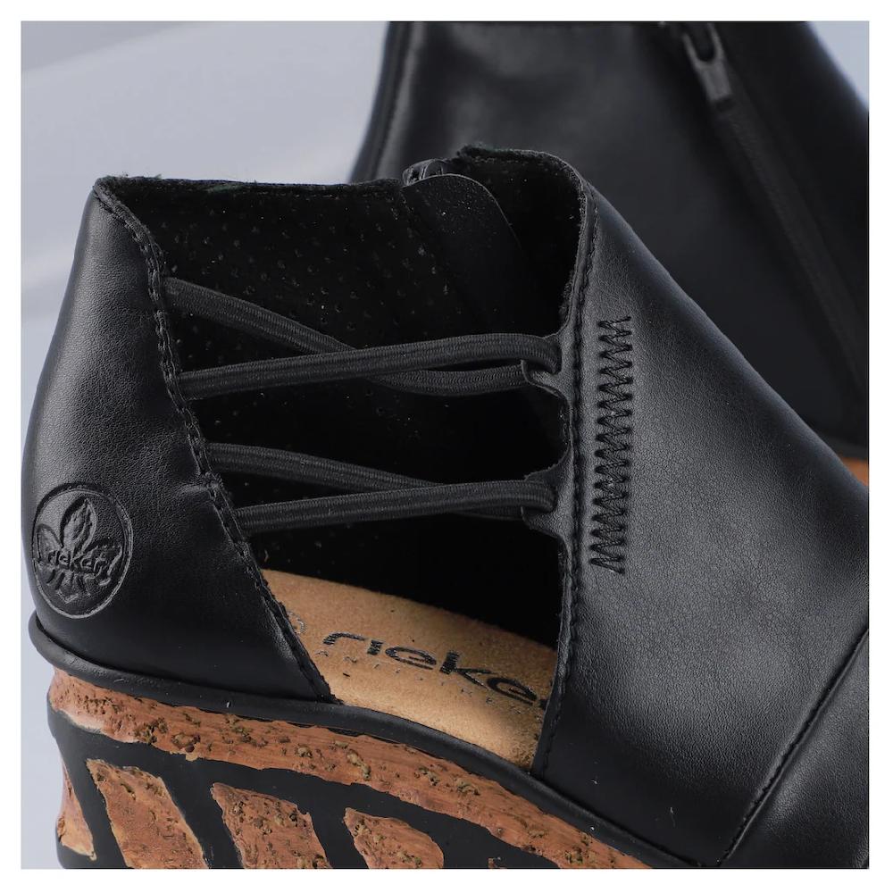 Rieker Keilsandalette Sommerschuh Sandale Keilabsatz Mit Innen-Reißverschluss Bestellen