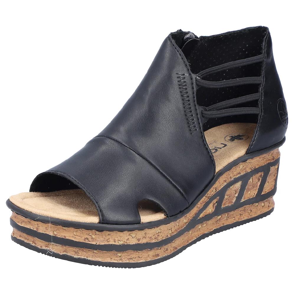 Rieker Keilsandalette Sommerschuh Sandale Keilabsatz mit Innen-Reißverschluss bestellen