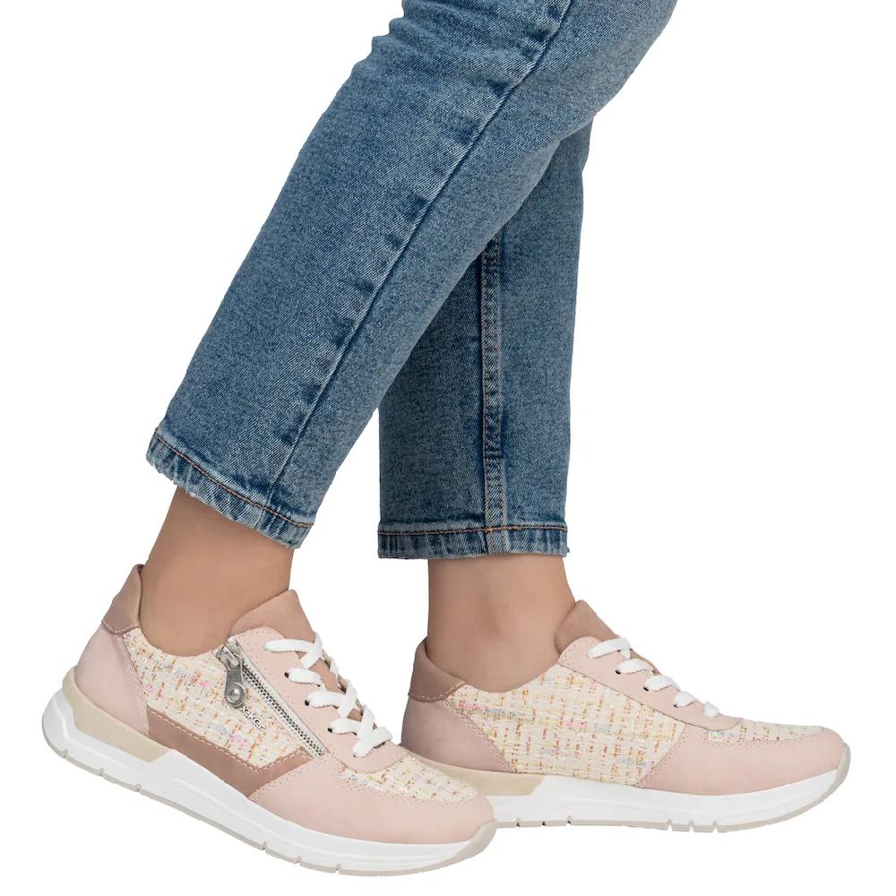 Rieker Keilsneaker Halbschuh Freizeitschuh Casual-Schnürschuh Im Materialmix Kaufen