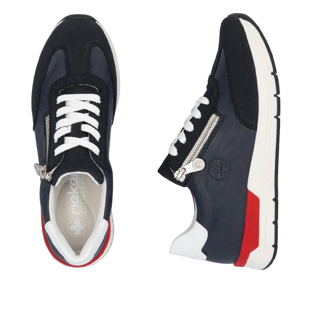 Rieker Keilsneaker Halbschuh Freizeitschuh Schnürschuh Mit Seiltichem Reißverschluss Online Bestellen