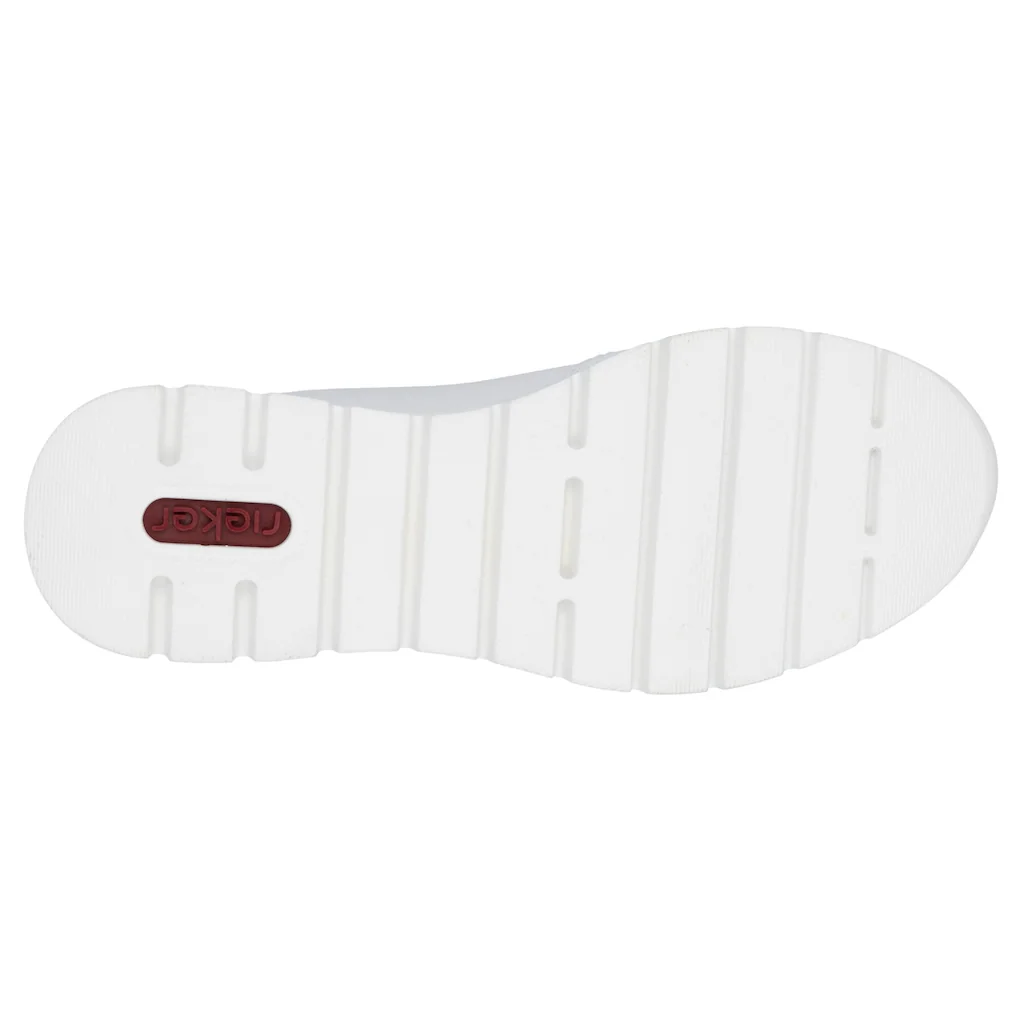 Rieker Keilsneaker Halbschuh Freizeitschuh Schnürschuh Sneaker Mit Reißverschluss