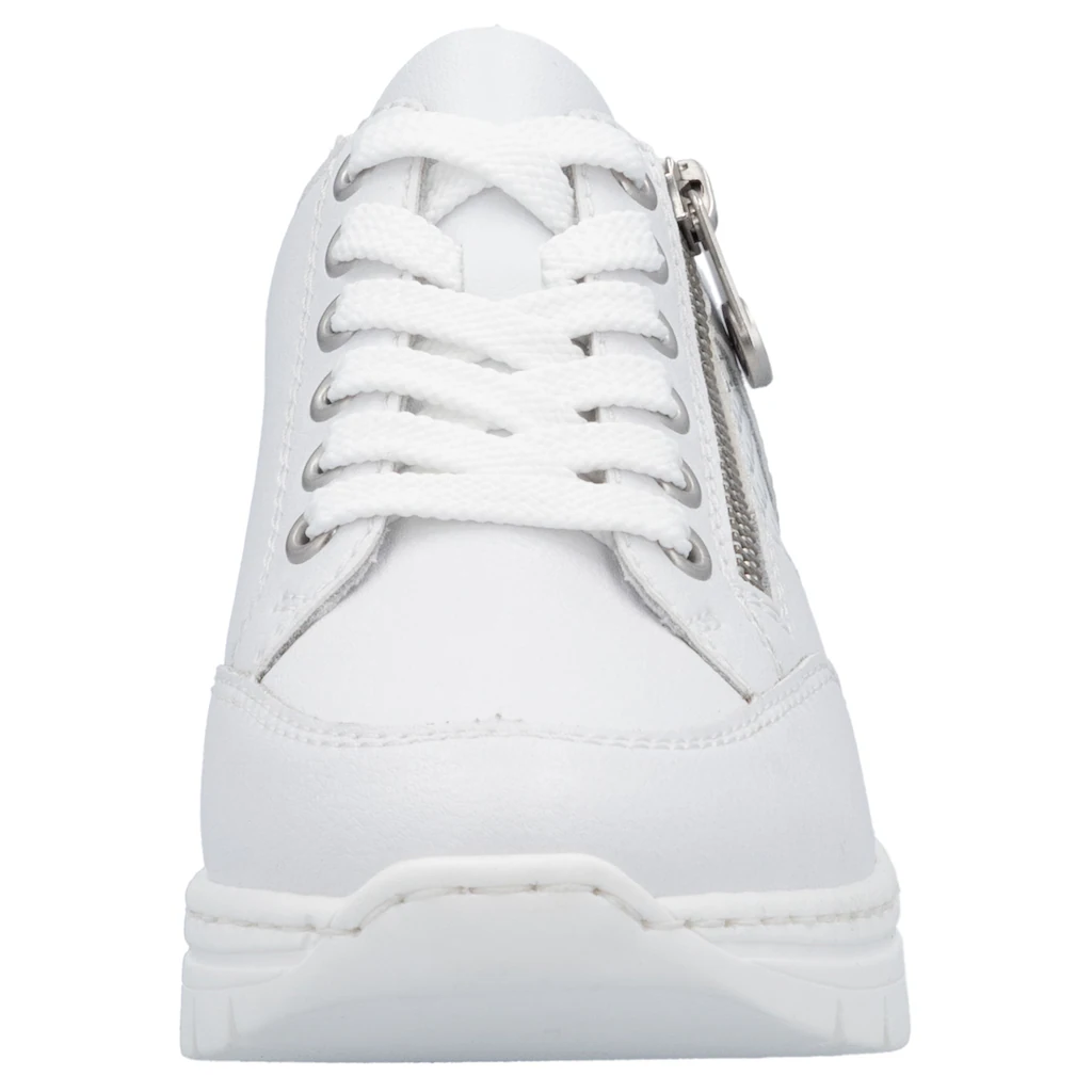 Rieker Keilsneaker Halbschuh Freizeitschuh Schnürschuh Sneaker Mit Reißverschluss