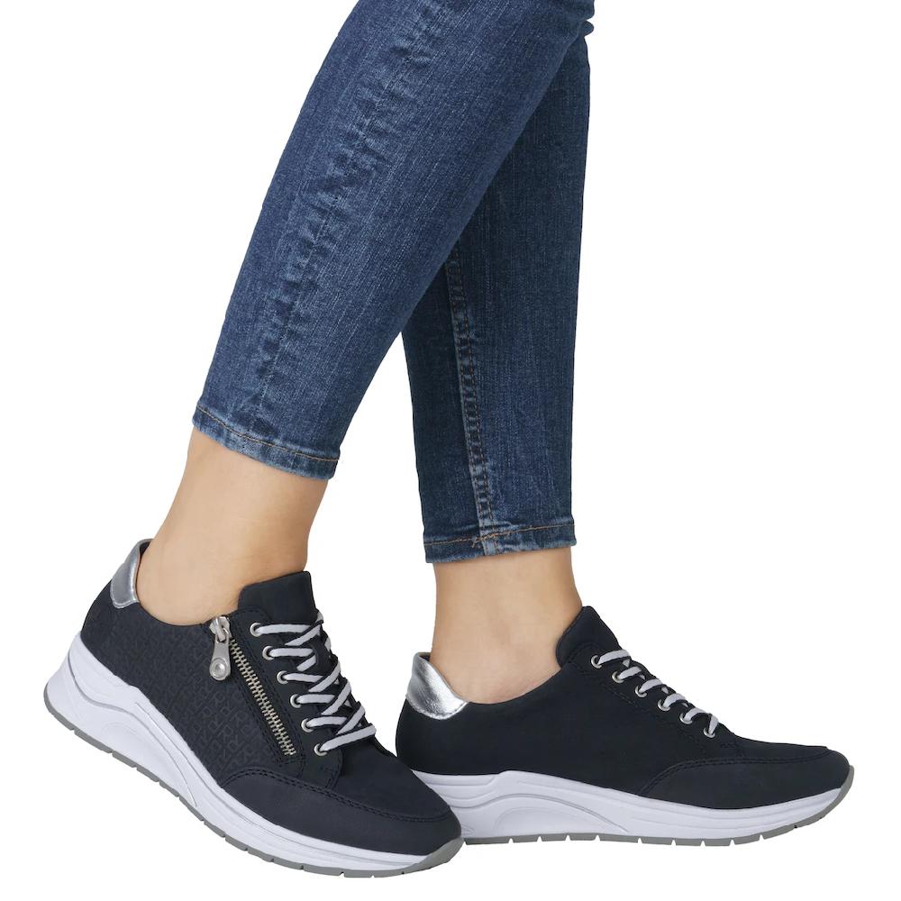 Rieker Keilsneaker Halbschuh Schnürschuh Freizeitschuh Mit Lettern Bedruckt Kaufen