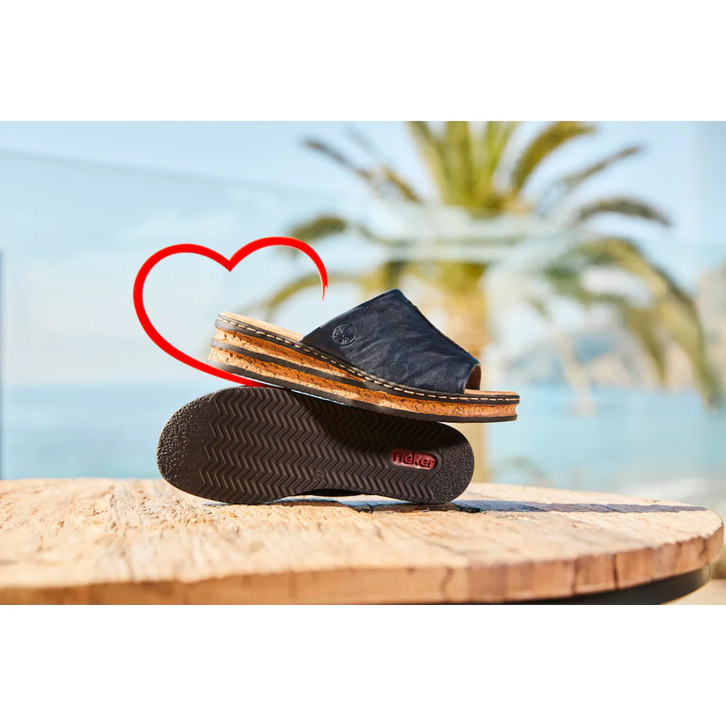 Rieker Pantolette Keilabsatz Sommerschuh 150 Jahre RIEKER Jubiläumsartikel Kaufen