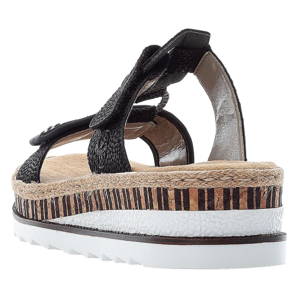 Rieker Pantolette Keilabsatz Sommerschuh Schlappen Mit Weicher Innensohle Online Kaufen