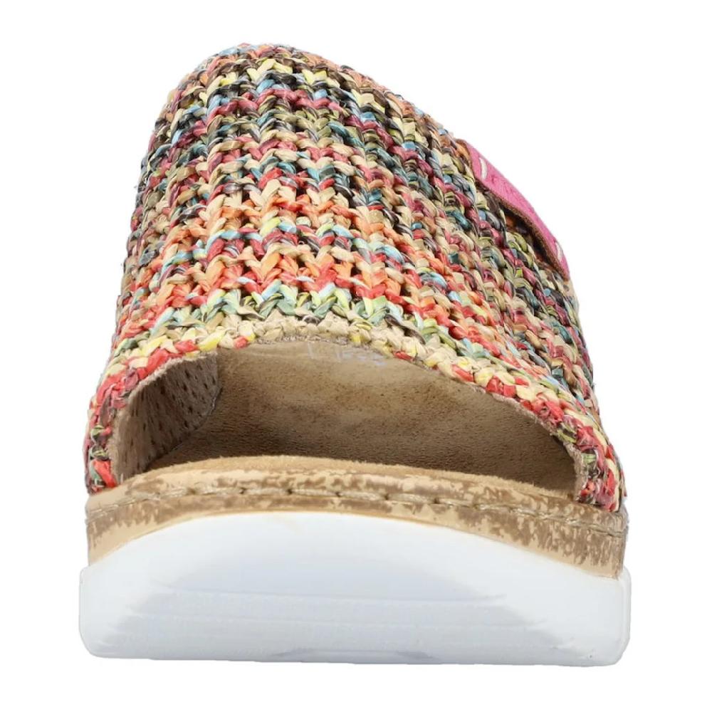 Rieker Pantolette Keilabsatz Sommerschuh Schlappen Im Sommerlook Online Bestellen
