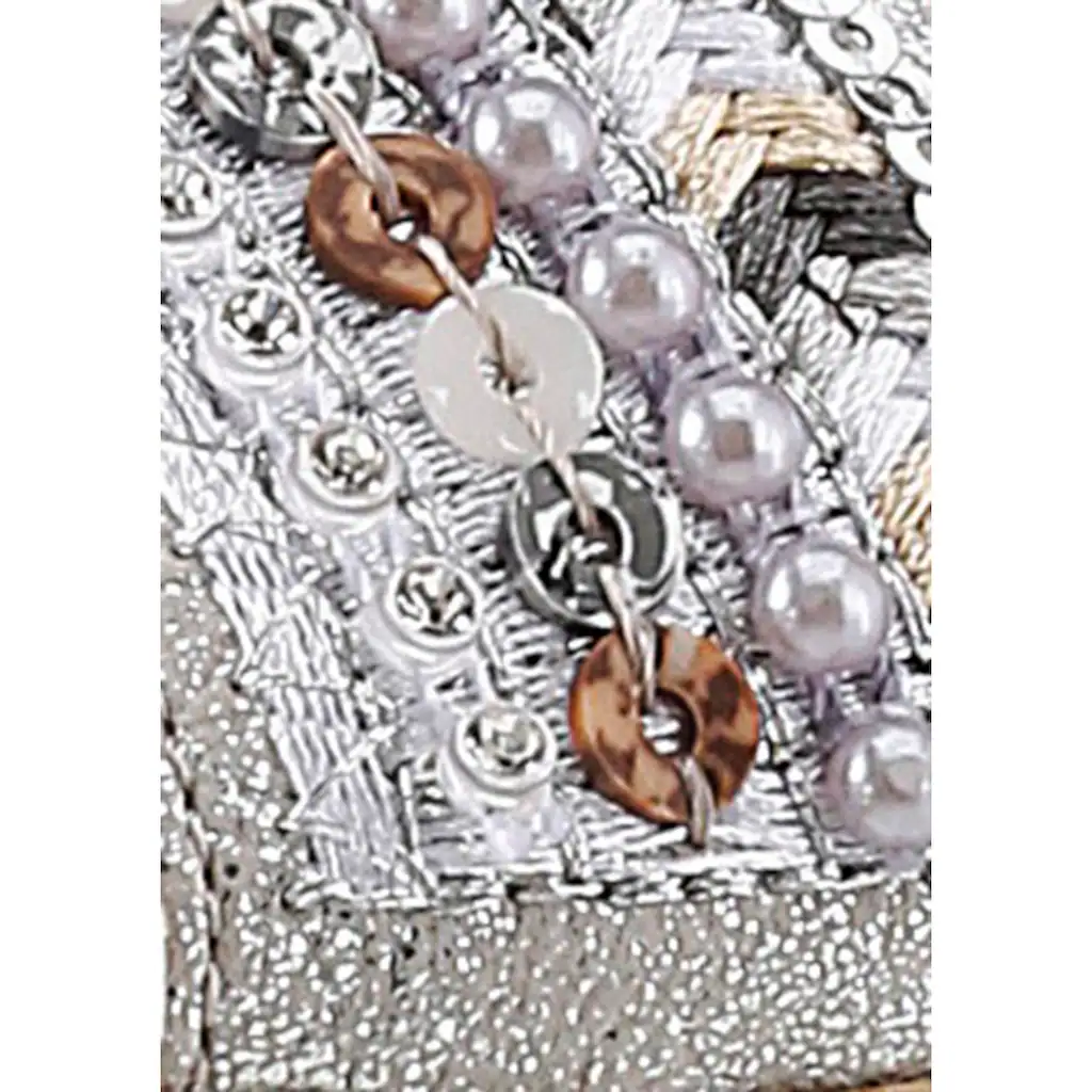 Rieker Pantolette Plateau Sommerschuh Schlappen Mit Zierperlen Und Pailetten Bestellen