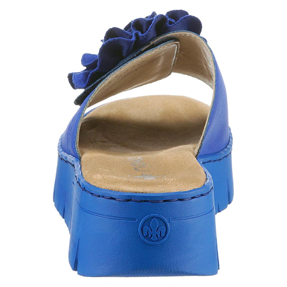 Rieker Pantolette Plateau Sommerschuh Schlappen Mit Praktischem KIettverschluss Kaufen