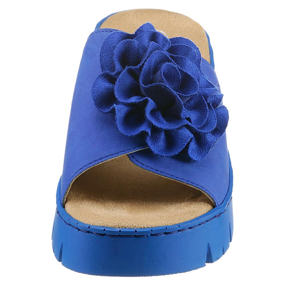 Rieker Pantolette Plateau Sommerschuh Schlappen Mit Praktischem KIettverschluss Kaufen