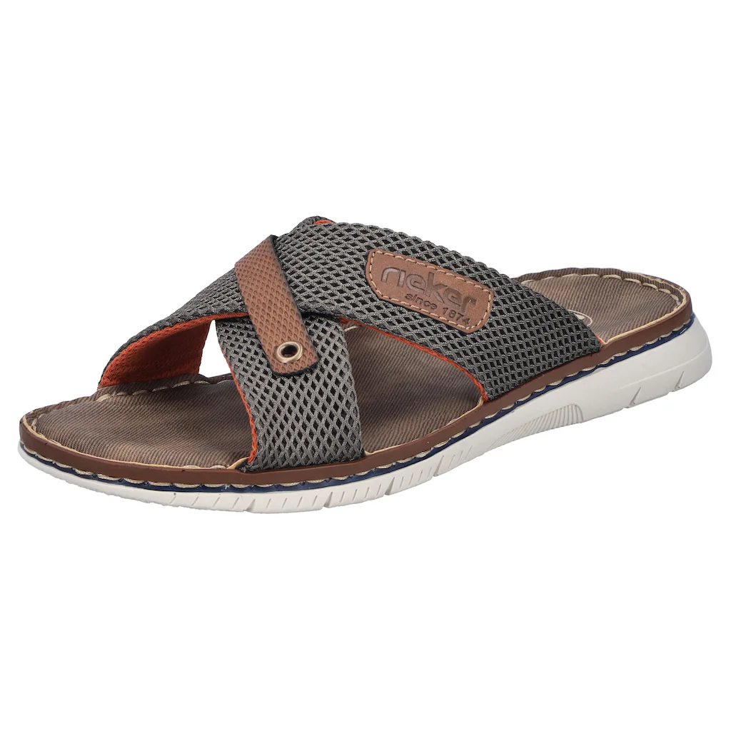 Rieker Pantolette Sommerschuh Hausschuh Strandschuh zum Schlupfen
