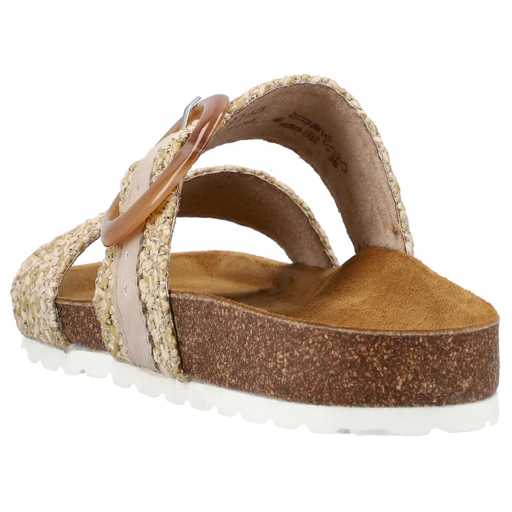 Rieker Pantolette Sommerschuh Schlappen Hausschuh Mit Dekorativer Zierschnalle