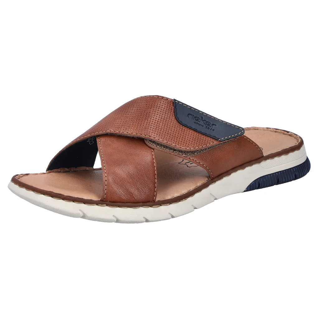 Rieker Pantolette Sommerschuh Schlappen Klettschuh mit Klettriemchen kaufen