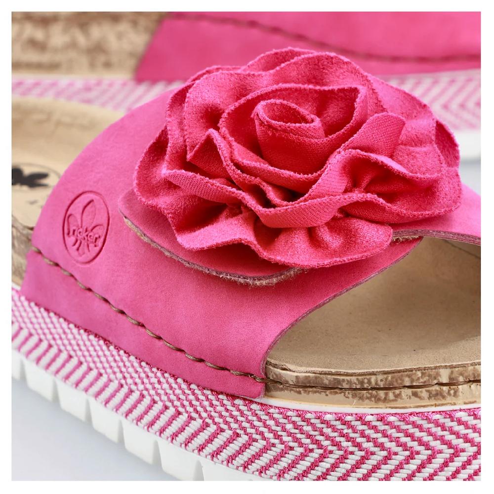 Rieker Pantolette Sommerschuh Schlappen Mit Modischem Plateau Bestellen