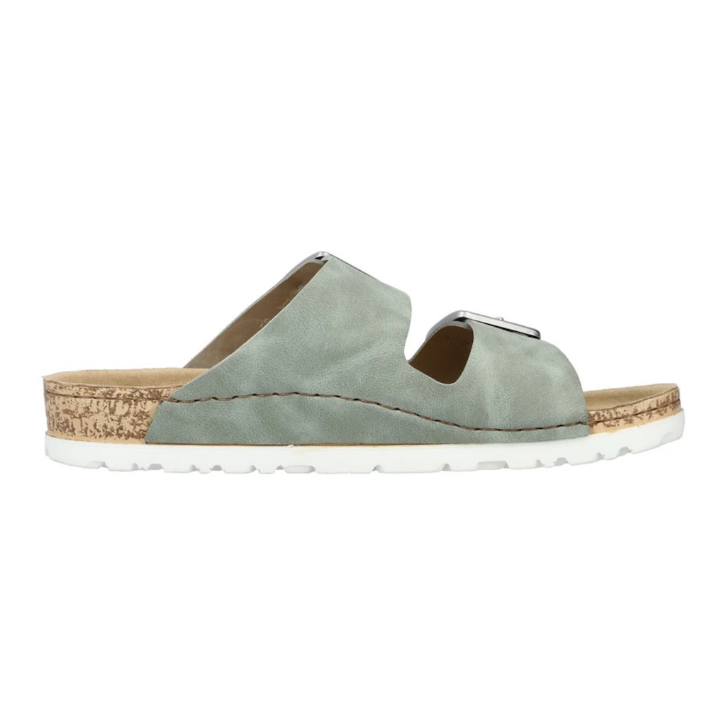 Rieker Pantolette Sommerschuh Schlappen Mit Verstellbaren Schnallen