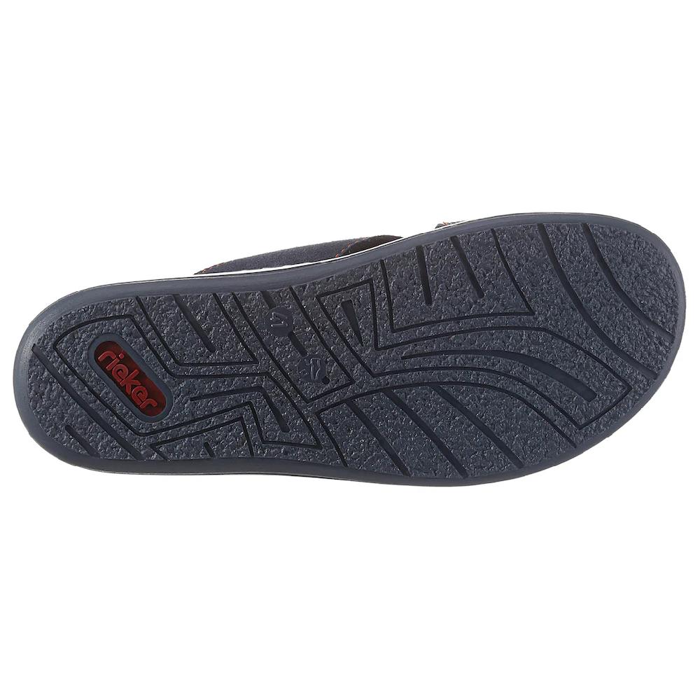 Rieker Pantolette Sommerschuh Schlappen Poolslides Mit Kontraststeppung Bestellen