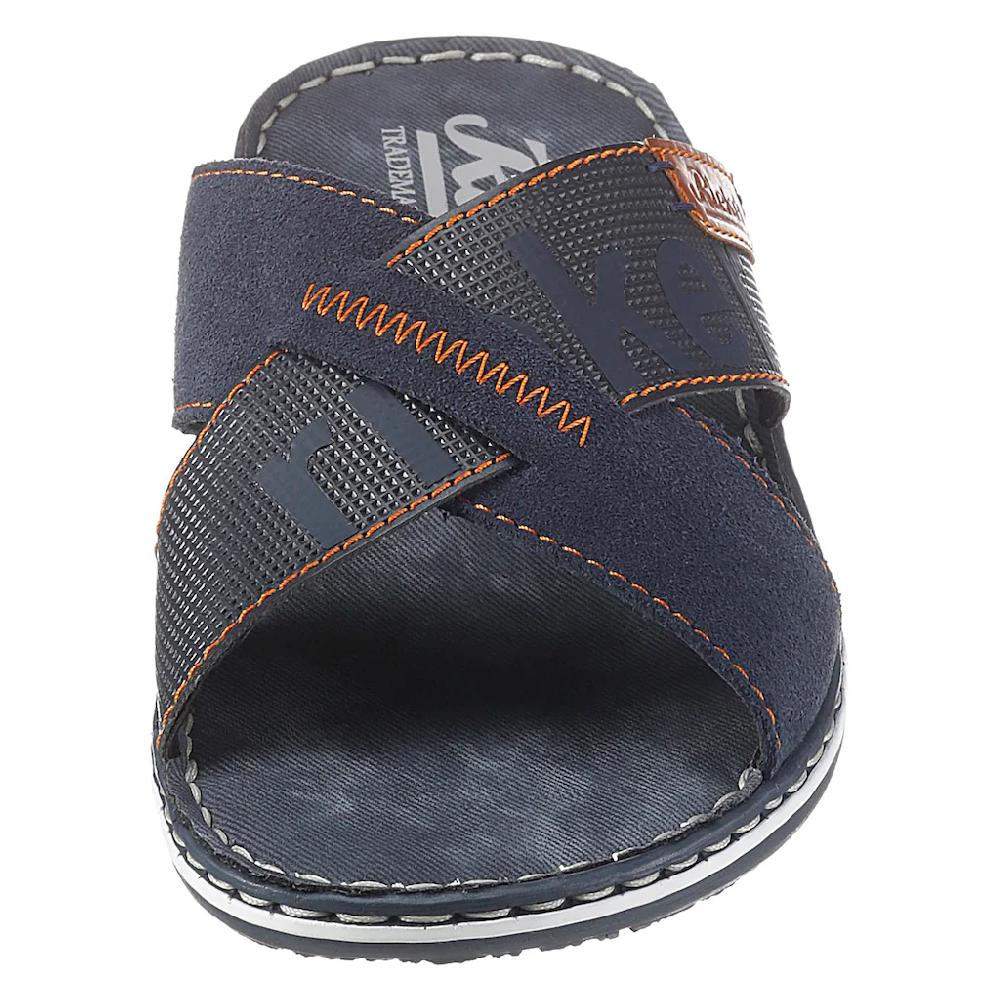 Rieker Pantolette Sommerschuh Schlappen Poolslides Mit Kontraststeppung Bestellen