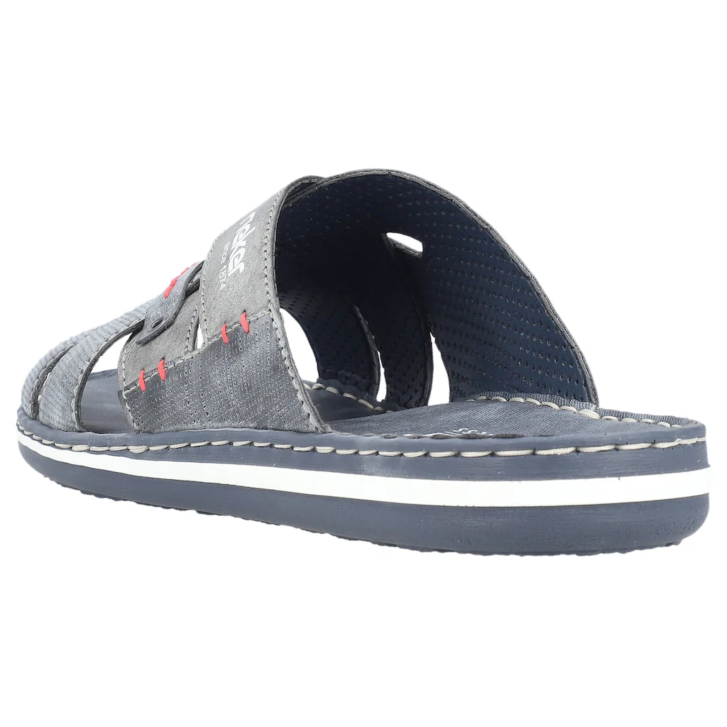 Rieker Pantolette Sommerschuh Schlappen Poolslides Mit Überkreuz-Bandagen Kaufen