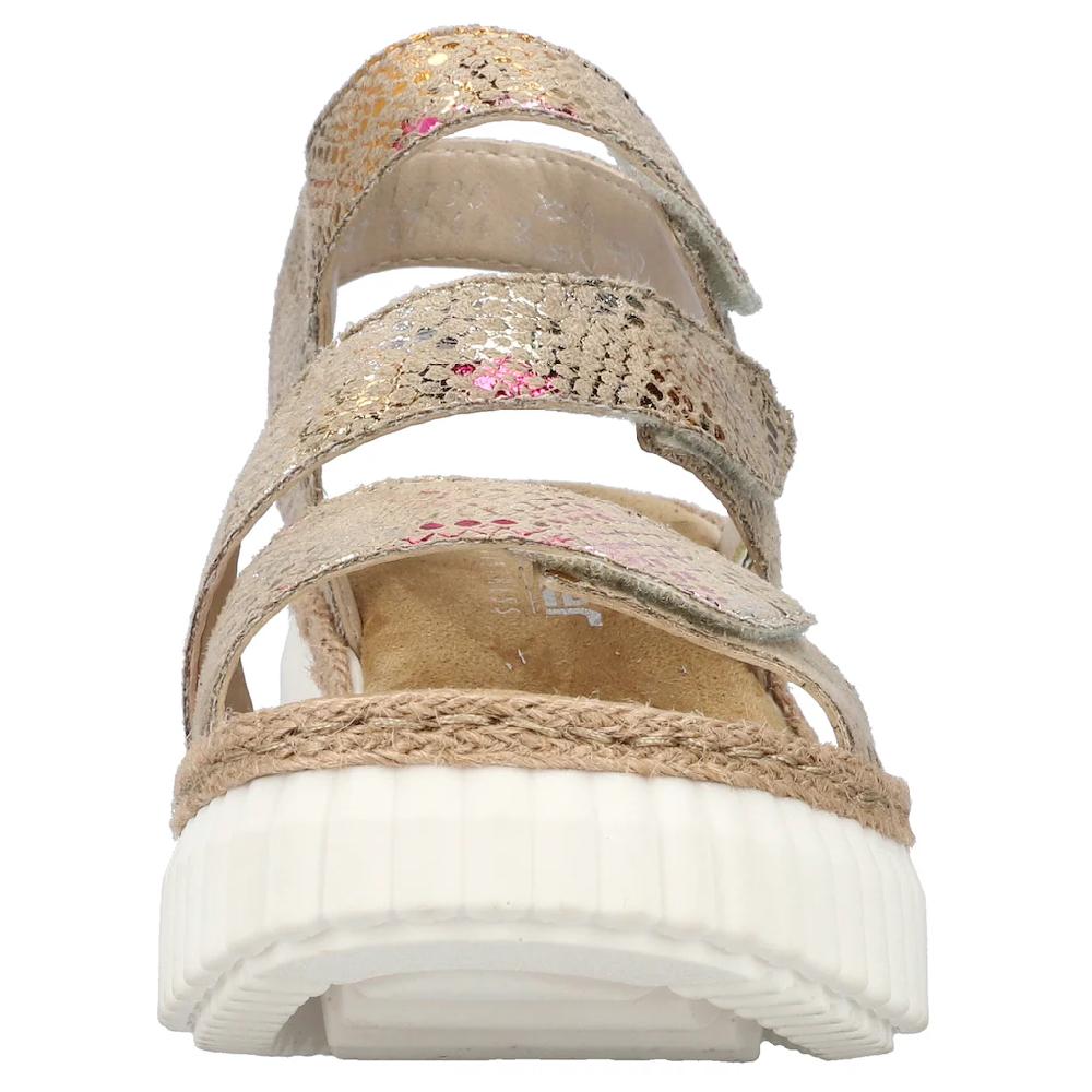 Rieker Plateausandaletten Sommerschuh Sandale Keilabsatz Mit Klettverschlüssen Bestellen